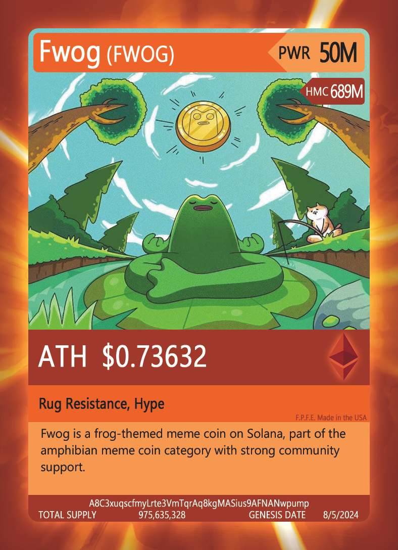 Fwog Trading Card
